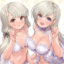 This is a pixiv picture whose title is 【248】「2人相手に勝てるわけないよね！」.