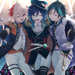 This is a pixiv picture whose title is 原神ログ【友万/魈万あり】.