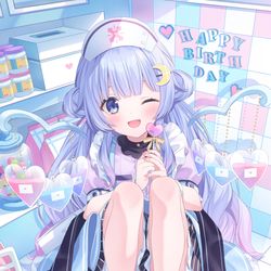 This is a pixiv picture whose title is 💕.