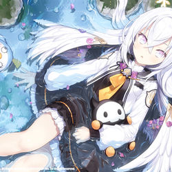 This is a pixiv picture whose title is 白洲アズサ・ブルアカ１周年！.