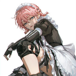 This is a pixiv picture whose title is maid.