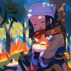 This is a pixiv picture whose title is 調査の休憩中.
