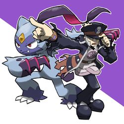 This is a pixiv picture whose title is Ingo and Sneasler.