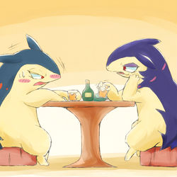 This is a pixiv picture whose title is お酒.