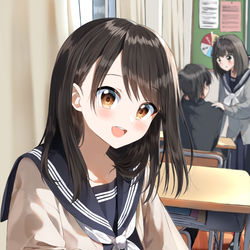 This is a pixiv picture whose title is 今日どこ寄って帰ろっか！.