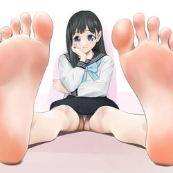 This is a pixiv picture whose title is 明日小路.
