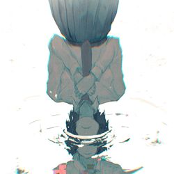 This is a pixiv picture whose title is Reflection.
