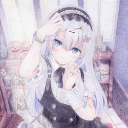 This is a pixiv picture whose title is 私を見て？.