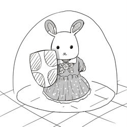This is a pixiv picture whose title is シールドバリアファミリー人形.