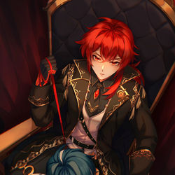 This is a pixiv picture whose title is 依旧是迪卢克大人的狗.