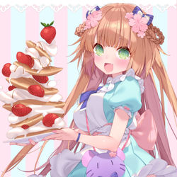 This is a pixiv picture whose title is もちこまめ MochiKomame 茸茸鼠.