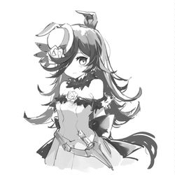 This is a pixiv picture whose title is モノクロまとめ雑.
