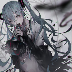 This is a pixiv picture whose title is 𝕸𝕴𝕶𝖀.