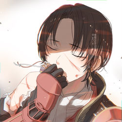 This is a pixiv picture whose title is 約束.