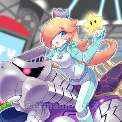 This is a pixiv picture whose title is 【Skeb】バイクロゼッタ.