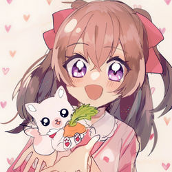 This is a pixiv picture whose title is ゆいちゃんとコメコメ.