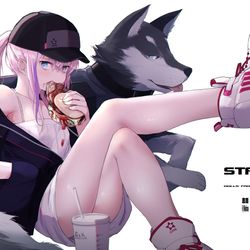 This is a pixiv picture whose title is 肉.