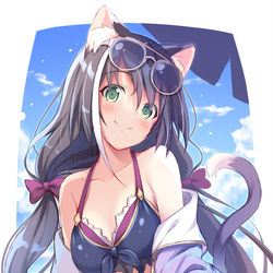 This is a pixiv picture whose title is 水着キャルちゃん.