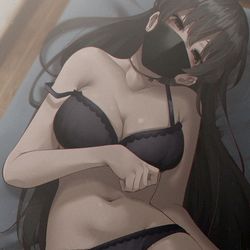This is a pixiv picture whose title is 「責任…取ってね…？」.