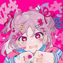 This is a pixiv picture whose title is こっち向いて！.