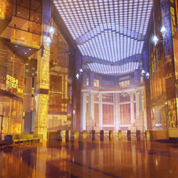 This is a pixiv picture whose title is Corporation hall sunset-night.