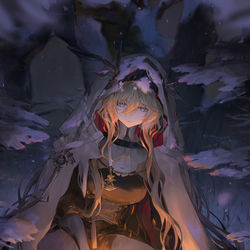 This is a pixiv picture whose title is 雪.
