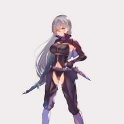 This is a pixiv picture whose title is 性癖オリキャラ傭兵.