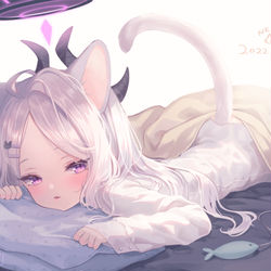 This is a pixiv picture whose title is ねこのひ.