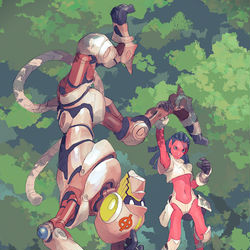 This is a pixiv picture whose title is 申（干支シリーズ）.