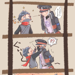 This is a pixiv picture whose title is 2/22だよ！ノボリさん！！.