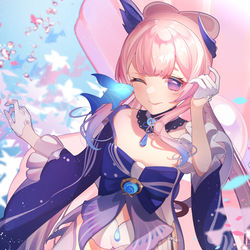 This is a pixiv picture whose title is 心海.