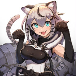 This is a pixiv picture whose title is にゃん.