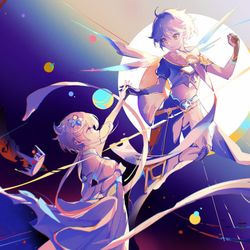 This is a pixiv picture whose title is 事件视界.