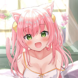 This is a pixiv picture whose title is 「おはよう！よく眠れた？」.