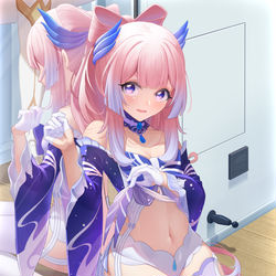 This is a pixiv picture whose title is 观赏鱼.