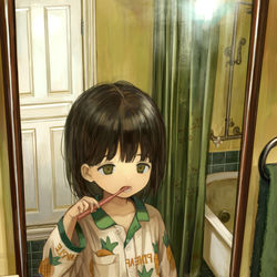 This is a pixiv picture whose title is 無題.