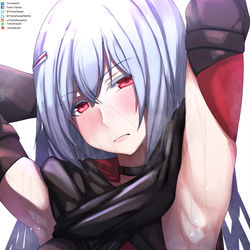 This is a pixiv picture whose title is カサネのエロイ腋👅.