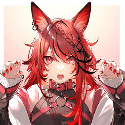 This is a pixiv picture whose title is けもみみ.