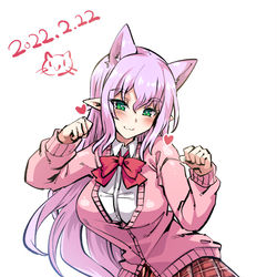 This is a pixiv picture whose title is にゃんにゃん(╹◡╹).