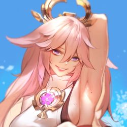 This is a pixiv picture whose title is Yaemiko ~.