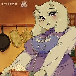 This is a pixiv picture whose title is [RETRO] Toriel [UNDERTALE].
