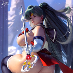 This is a pixiv picture whose title is Sailor Pluto.