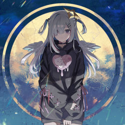 This is a pixiv picture whose title is 天音かなたさん/フラジール.