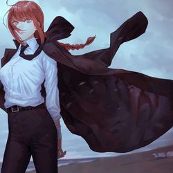 This is a pixiv picture whose title is マキマ.