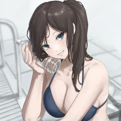 This is a pixiv picture whose title is ビキニの女の子.