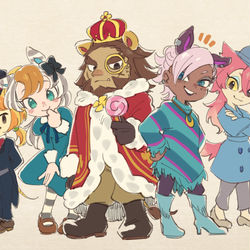 This is a pixiv picture whose title is どう森擬人化まとめ2.