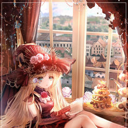 This is a pixiv picture whose title is Love letter／悪魔魔女のホワイトデー.