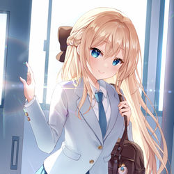 This is a pixiv picture whose title is おはよう！.