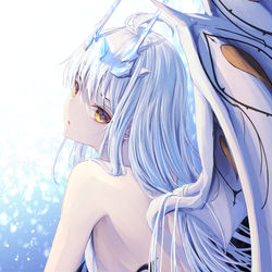 This is a pixiv picture whose title is rtといいねでかっこよくメリュジーヌ ラスト.