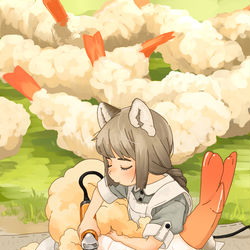 This is a pixiv picture whose title is 刈.
